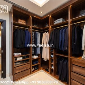 Classic Wardrobe Design with Rich Wooden Style No-9826