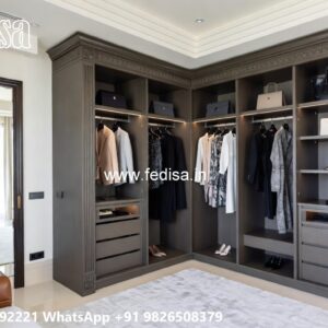 Luxury Wooden Wardrobe with Classic Details No-9828