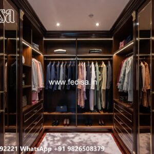 Traditional Closet Design with Elegant Texture No-9832