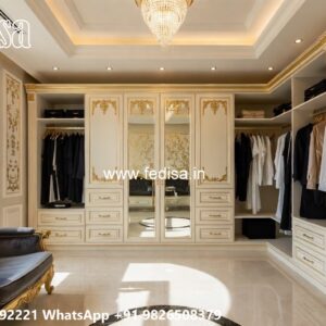 Antique Wooden Wardrobe with Elegant Finish No-9859