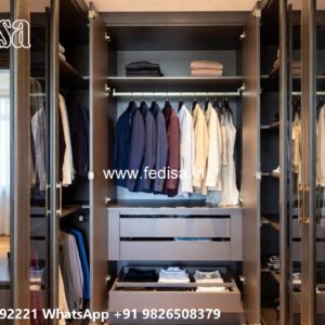 Classic Wardrobe Design with Elegant Organization No-9867