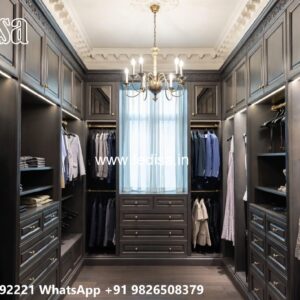 Elegant Closet Design with Decorative Charm No-9870