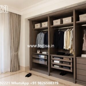 Premium Wardrobe Design with Decorative Details No-9876