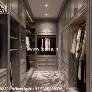 Elegant Closet Design with Premium Features No-9889