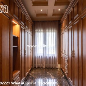 Elegant Wooden Wardrobe Design for Master Bedrooms No-9893