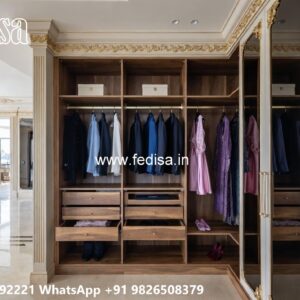 Modern Wardrobe Design with Hidden Storage No-9930