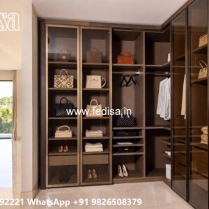 Luxury Wardrobe Design with Glossy Finish No-9931