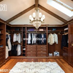 Luxury Wardrobe Design with Decorative Lighting No-9944