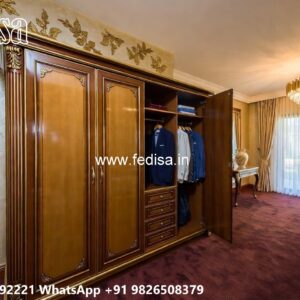 Beautiful Wardrobe Design with Premium Wood No-9969