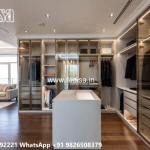 Modern Wardrobe Design with Elegant Lighting No-9972