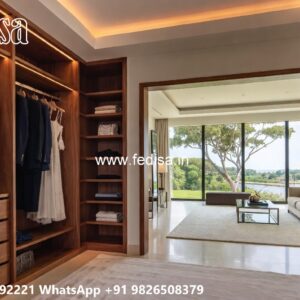 Elegant Wardrobe Design with Smart Features No-9975