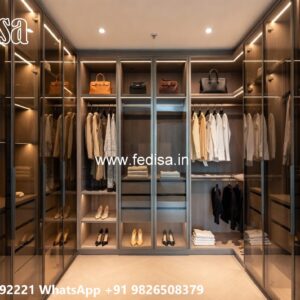 Modern Wardrobe Design with Sleek Storage No-10006