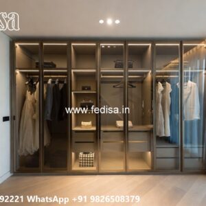 Luxury Wardrobe Design with Functional Features No-10023