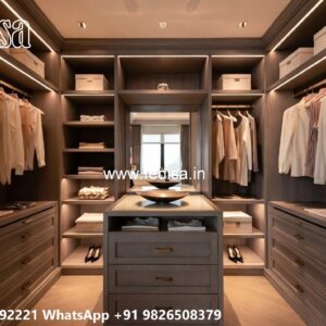 Elegant Wooden Wardrobe Design Trends No-10025