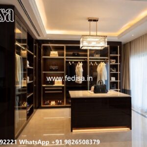 Premium Wardrobe Design with Glass Finish No-10026