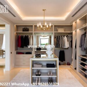 Smart Wardrobe Design with Stylish Storage No-10033