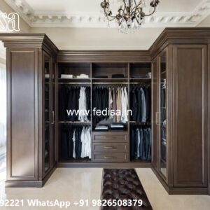 Elegant Wardrobe Design with Sleek Finish No-10040
