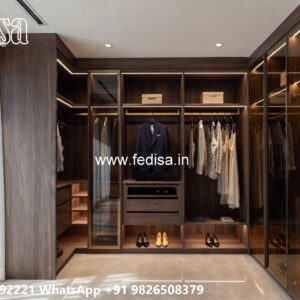Elegant Wardrobe Design with Hidden Compartments No-10050