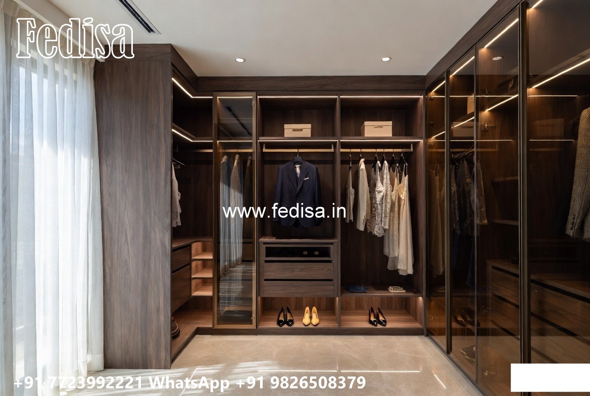Elegant Wardrobe Design with Hidden Compartments No-10050