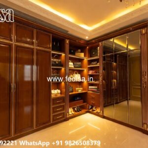 Luxury Wooden Wardrobe Design for Bedrooms No-10065