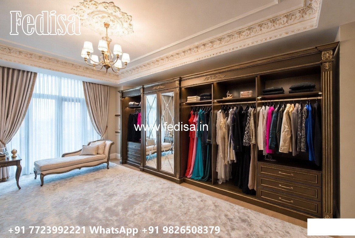 Contemporary Wardrobe Design with Elegant Lines No-10077