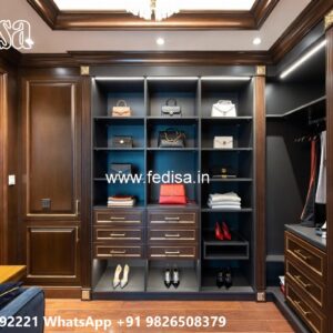 Luxury Wardrobe Design with Smart Shelving No-10083