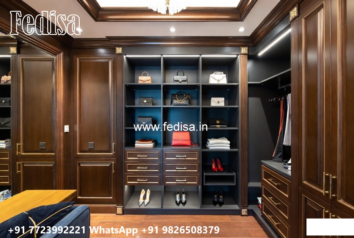 Luxury Wardrobe Design with Smart Shelving No-10083