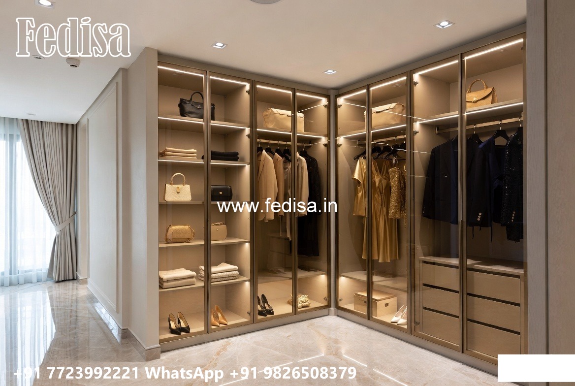 Wardrobe Design Ideas with Wooden Elegance No-10113