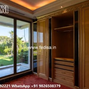 Elegant Wardrobe Design with Decorative Mirrors No-10116