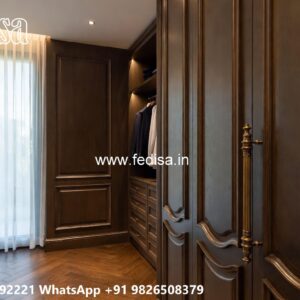 Luxury Wardrobe Design with Contemporary Layout No-10127