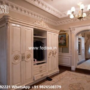 Contemporary Wardrobe Design with Sleek Doors No-10134