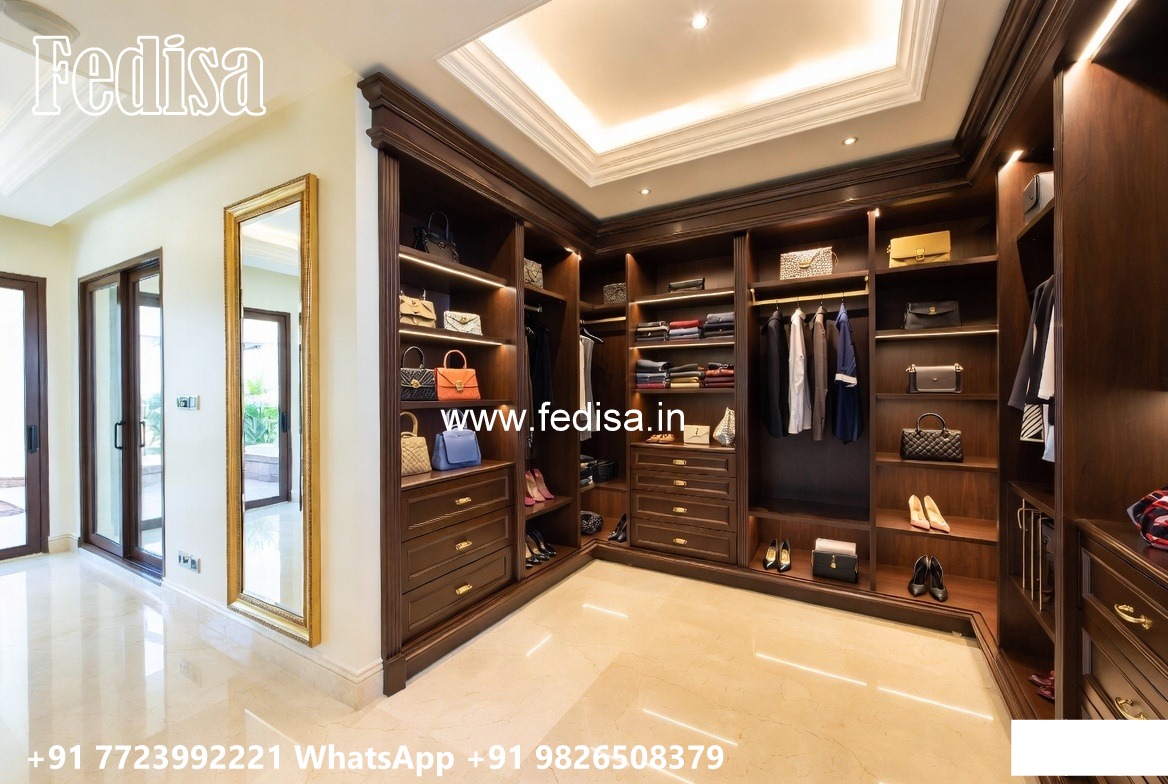 Luxury Wardrobe Design with Mirror Elegance No-10144