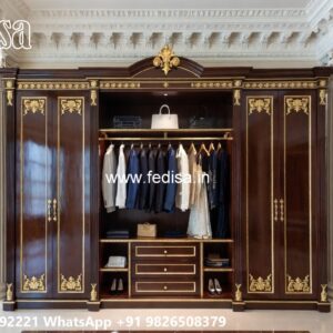 Smart Wardrobe Design with Elegant Interiors No-10156