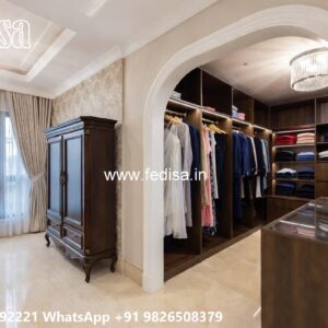 Luxury Wardrobe Design with Wooden Sophistication No-10157