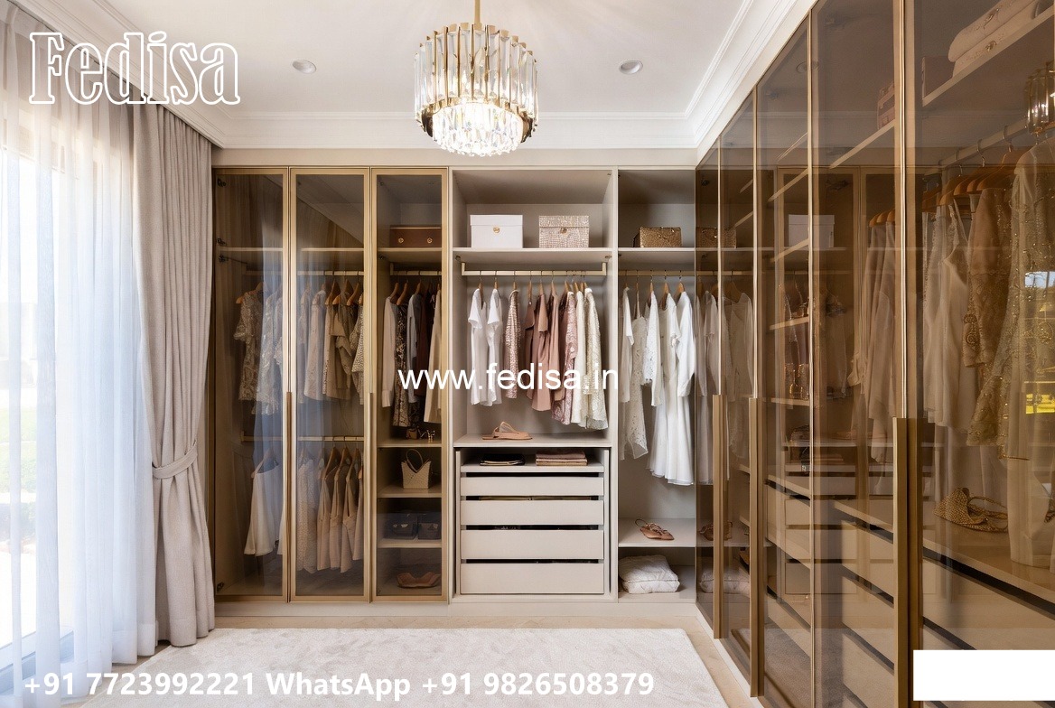 Elegant Wardrobe Design with Modern Storage Solutions No-10161