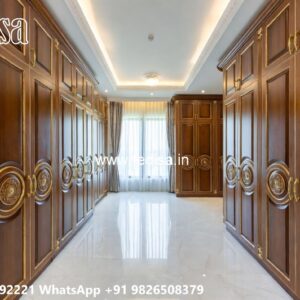 Contemporary Wardrobe Design with Mirror Panels No-10164