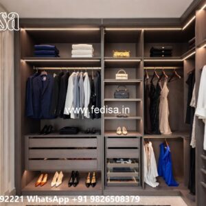 Stylish Wardrobe Design with Contemporary Storage No-10173