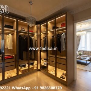 Elegant Wooden Wardrobe Design for Modern Homes No-10184