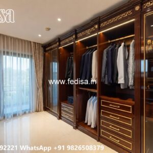 Traditional Wooden Wardrobe Design for Homes No-10492