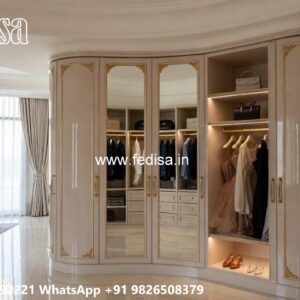 Elegant Wardrobe Design with Antique Style No-10604