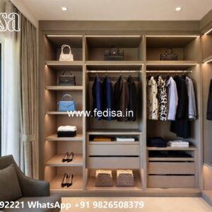 Classic Wardrobe Design with Artistic Finish No-10623