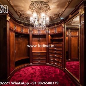 Wooden Closet Design with Elegant Craftsmanship No-10635