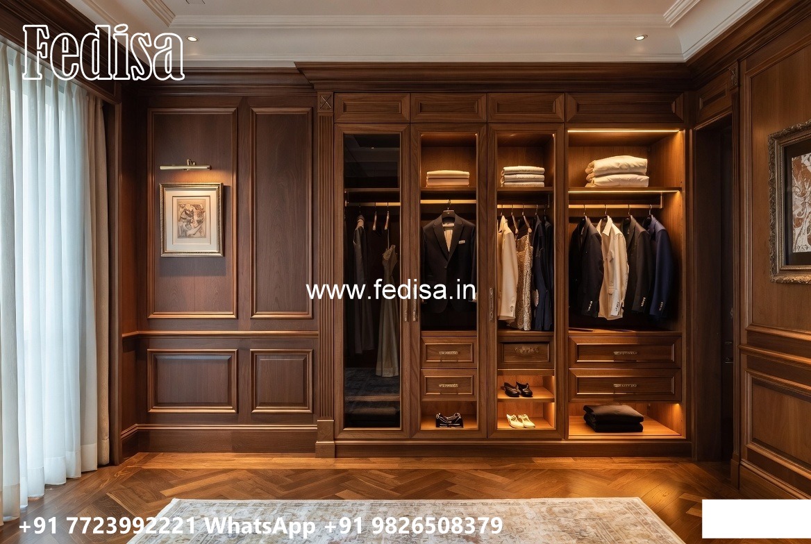 Classic Wooden Wardrobe with Mirror Beauty No-10654
