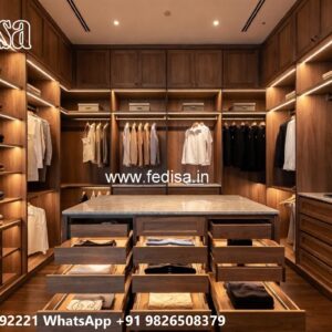 Timeless Closet Design with Decorative Features No-10656