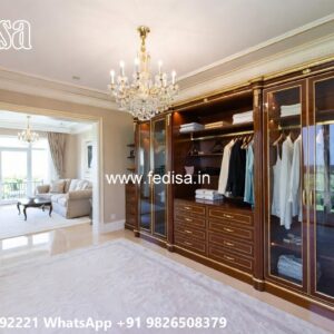 Royal Wooden Closet with Artistic Craftsmanship No-10659