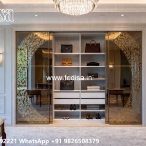 Traditional Wardrobe Design with Decorative Doors No-10660