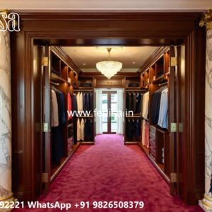 Royal Wardrobe Design with Handcrafted Finish No-10668
