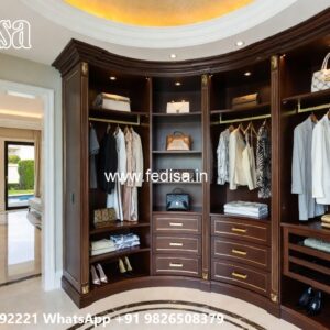 Timeless Wardrobe Design with Elegant Features No-10670