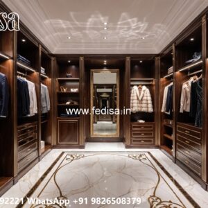 Classic Wooden Closet with Elegant Texture No-10678