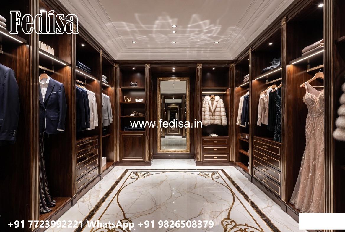 Classic Wooden Closet with Elegant Texture No-10678
